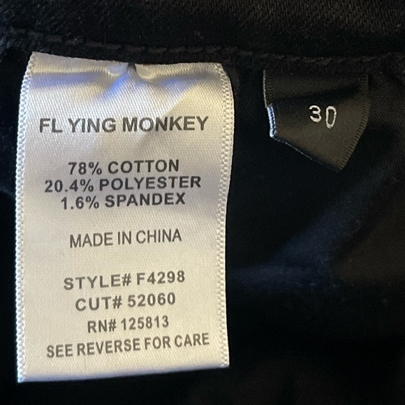 Flying Monkey High-Rise Dark Wash Jeans Size 30 - Picture 4 of 13